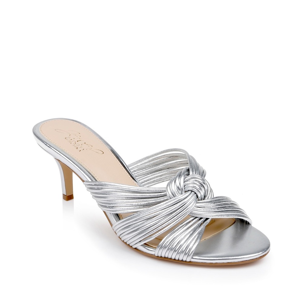 *NEW*‎ Badgley Mishika Mia Twisted Leather Mule Sandals Size 8.5 B32